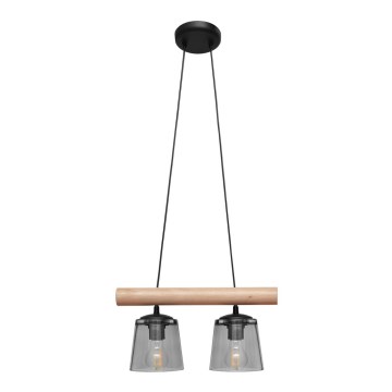 Πολύφωτο σε σχοινί WOODSTOCK 2xE27/15W/230V