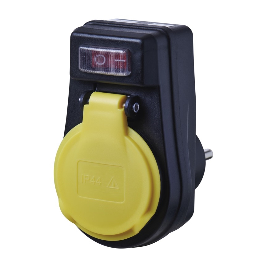 Πρίζα εξωτερικού χώρου με διακόπτη FRENCH 250V/16A IP44