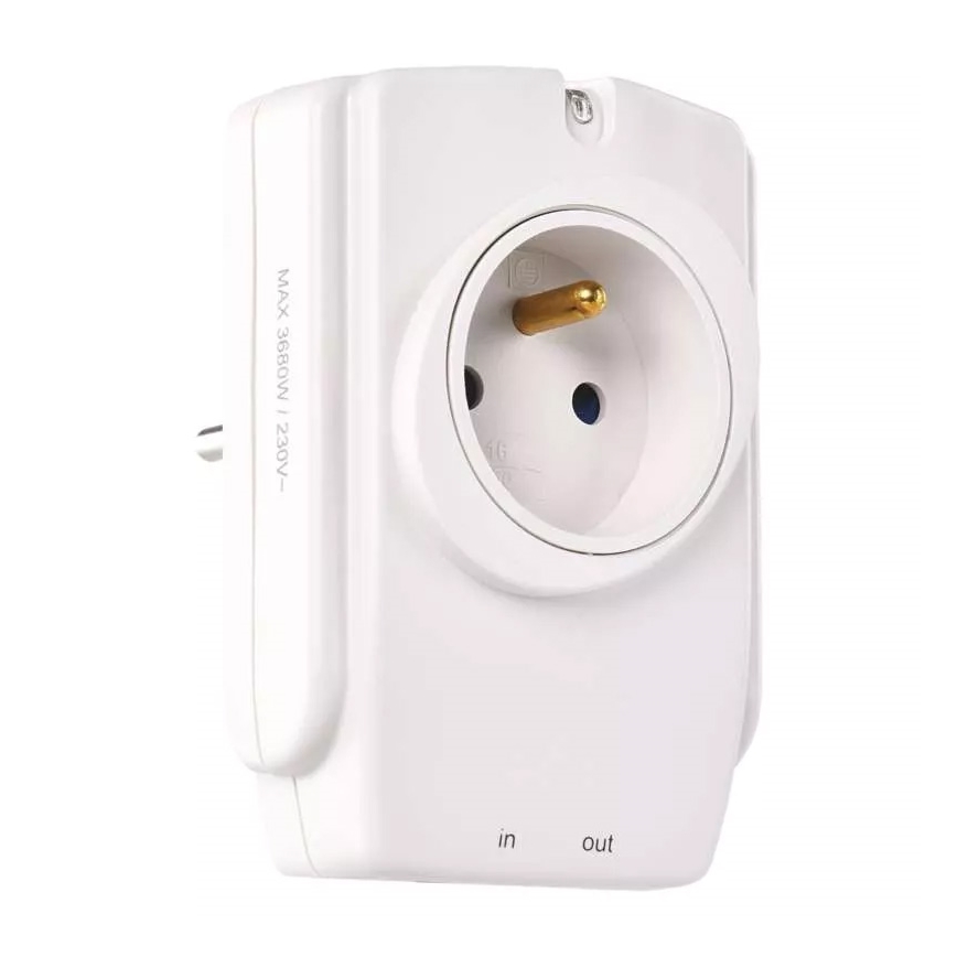 Πρίζα σούκο με προστασία από υπέρταση 230V/16A 1x2P+PE