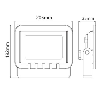 Προβολέας LED LED/50W/230V IP65