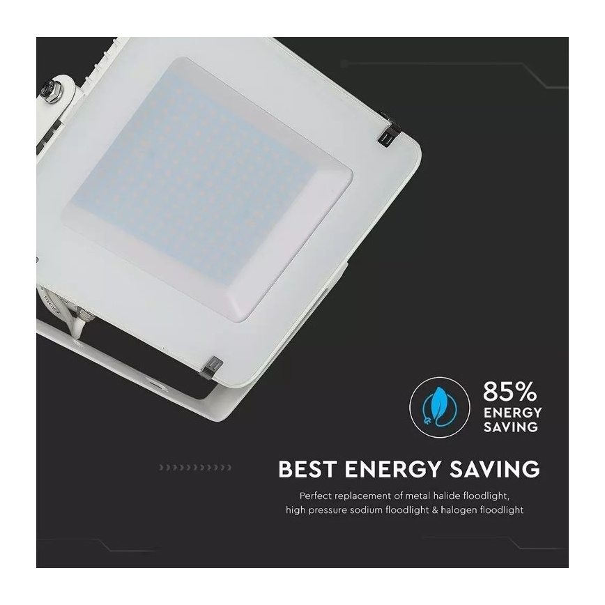 Προβολέας LED SAMSUNG  CHIP LED/150W/230V 3000 K IP65 λευκό