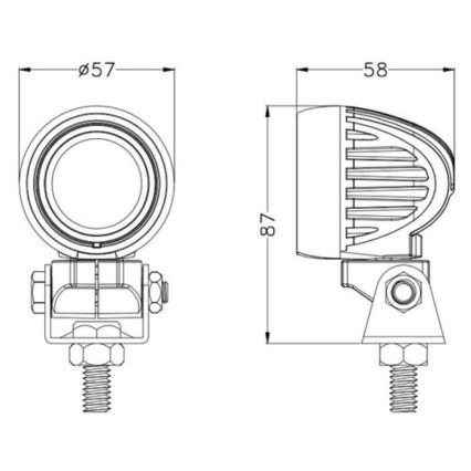 Προβολέας LED αυτοκινήτου OSRAM LED/10W/10-30V IP68 5700K