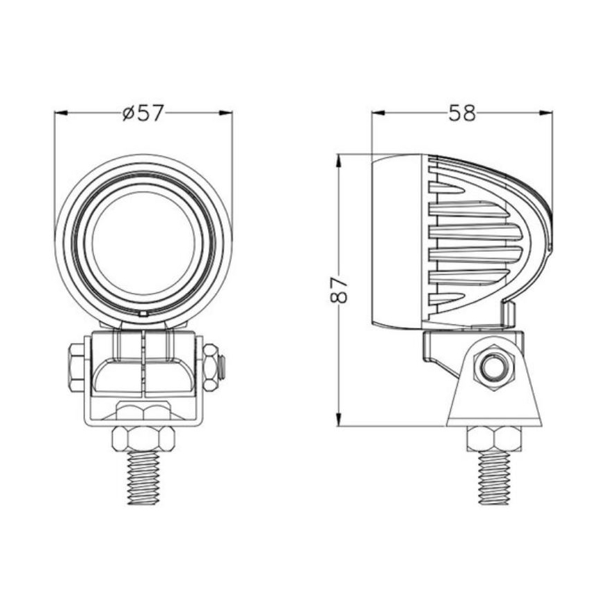 Προβολέας LED αυτοκινήτου OSRAM LED/10W/10-30V IP68 5700K