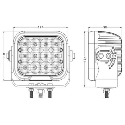 Προβολέας LED αυτοκινήτου OSRAM LED/120W/10-30V IP68 5700K