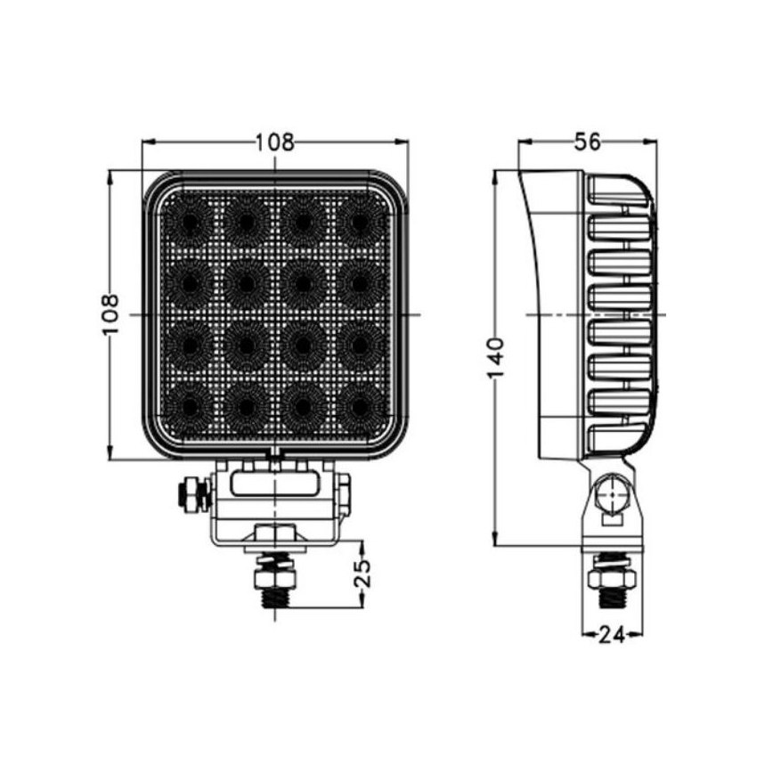 Προβολέας LED αυτοκινήτου OSRAM LED/64W/10-30V IP68 5700K