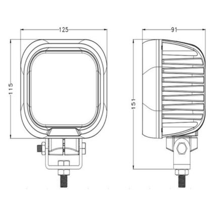 Προβολέας LED αυτοκινήτου OSRAM LED/90W/10-30V IP68 5700K