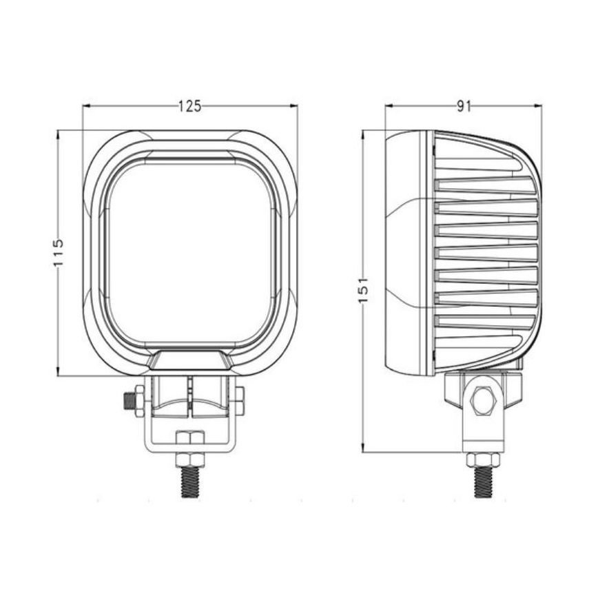 Προβολέας LED αυτοκινήτου OSRAM LED/90W/10-30V IP68 5700K