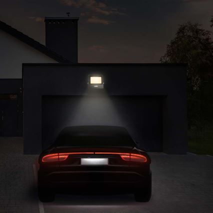 Προβολέας LED με αισθητήρα LED/50W/230V 4000K IP65 μαύρο