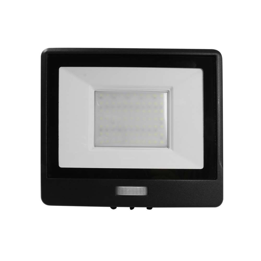 Προβολέας LED με αισθητήρα LED/50W/230V 4000K IP65 μαύρο