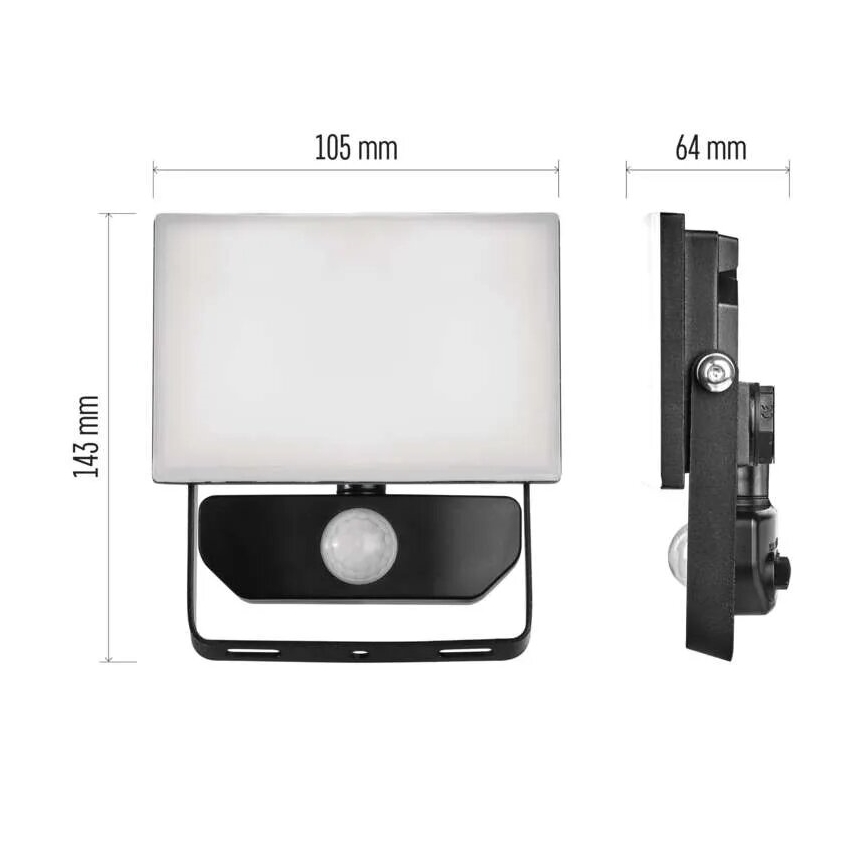 Προβολέας LED με αισθητήρα TAMBO LED/10W/230V 4000K IP54