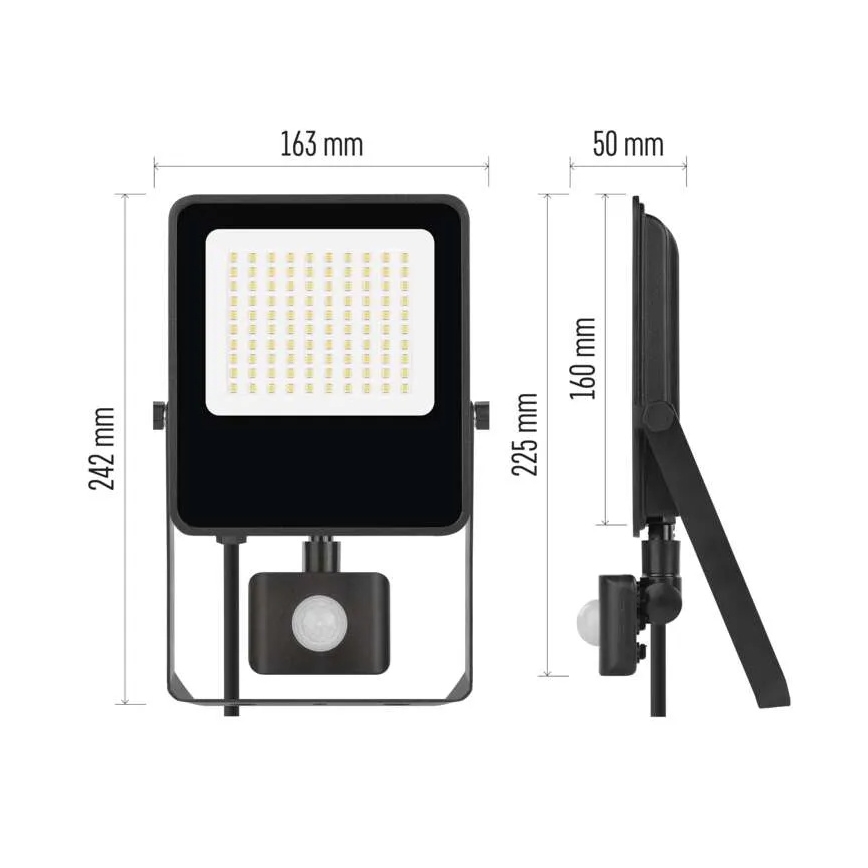 Προβολέας LED με αισθητήρα VISIO LED/50W/230V 4000K IP65