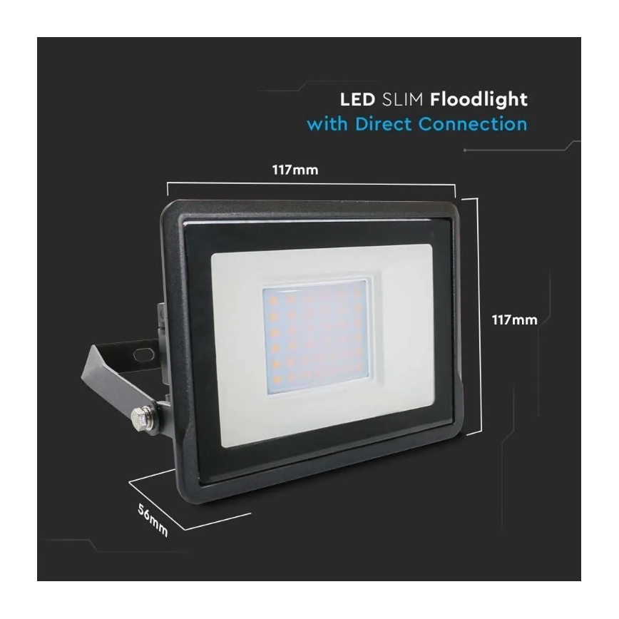 Προβολέας LED με απευθείας σύνδεση SAMSUNG CHIP LED/30W/230V IP65 4000K