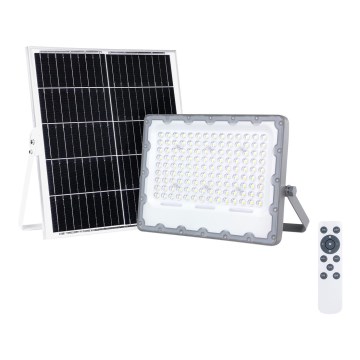 Προβολέας LED με ηλιακό πάνελ FOCUS 100W/15000 mAh 3,2V 6000K IP65 + τηλεχειριστήριο
