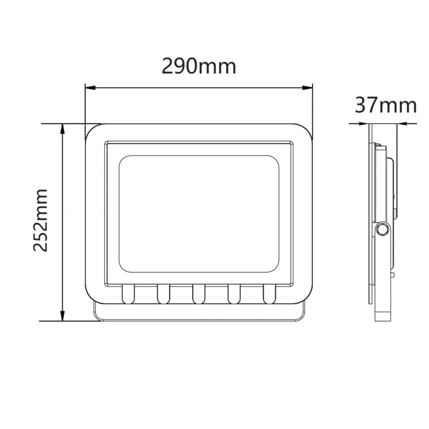 Προβολέας εξωτερικού χώρου LED LED/100W/230V 6500K IP65