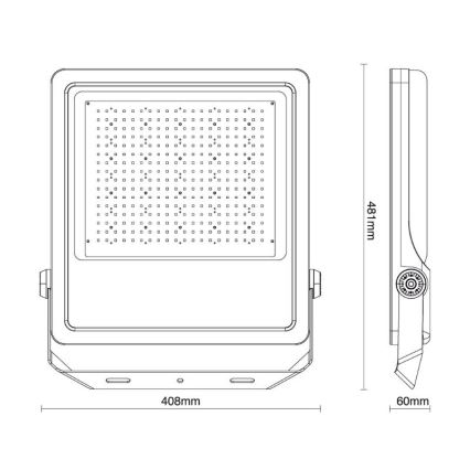 Προβολέας εξωτερικού χώρου LED PROFI PLUS LED/300W/230V 5000K IP66