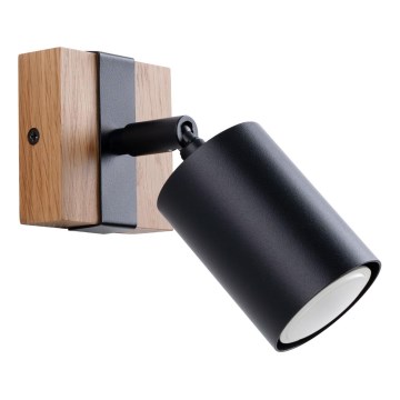 Προβολέας τοίχου FAGER 1xGU10/10W/230V μαύρο
