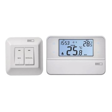 Προγραμματιζόμενος θερμοστάτης 230V + 2xAA