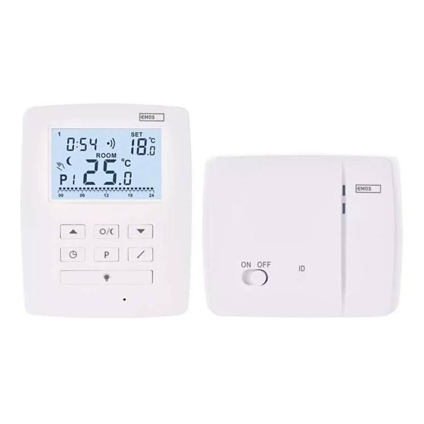 Προγραμματιζόμενος θερμοστάτης 230V+2xAA