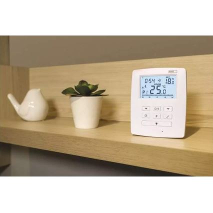 Προγραμματιζόμενος θερμοστάτης 230V+2xAA