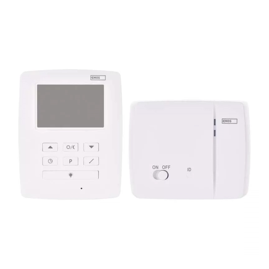 Προγραμματιζόμενος θερμοστάτης 230V+2xAA