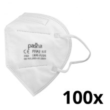 Προστατευτικός εξοπλισμός - μάσκα προστασίας FFP2 NR CE 2163 100 τμχ