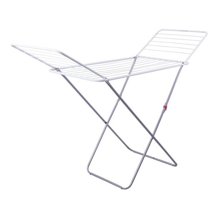 Πτυσσόμενη απλώστρα δαπέδου TORO 180x93 cm λευκό