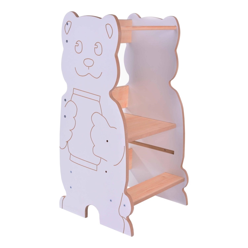Πύργος εκμάθησης BEAR λευκό/σφένδαμος