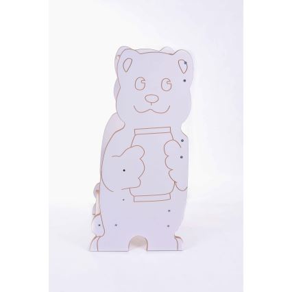 Πύργος εκμάθησης BEAR λευκό/σφένδαμος