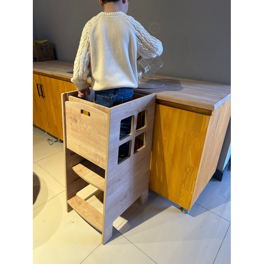 Πύργος εκμάθησης KULE 90x50 cm καφέ