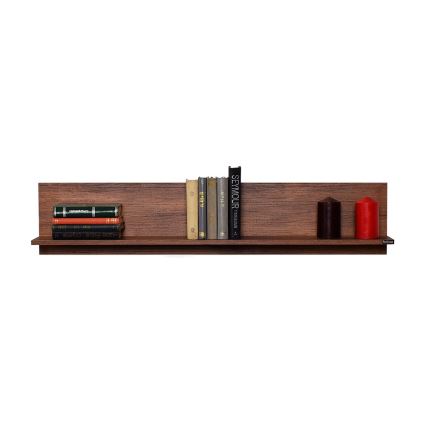 Ράφι τοίχου 25x120 cm καφέ