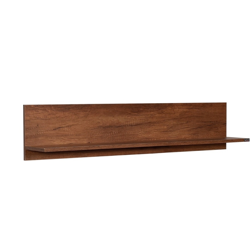 Ράφι τοίχου 25x120 cm καφέ