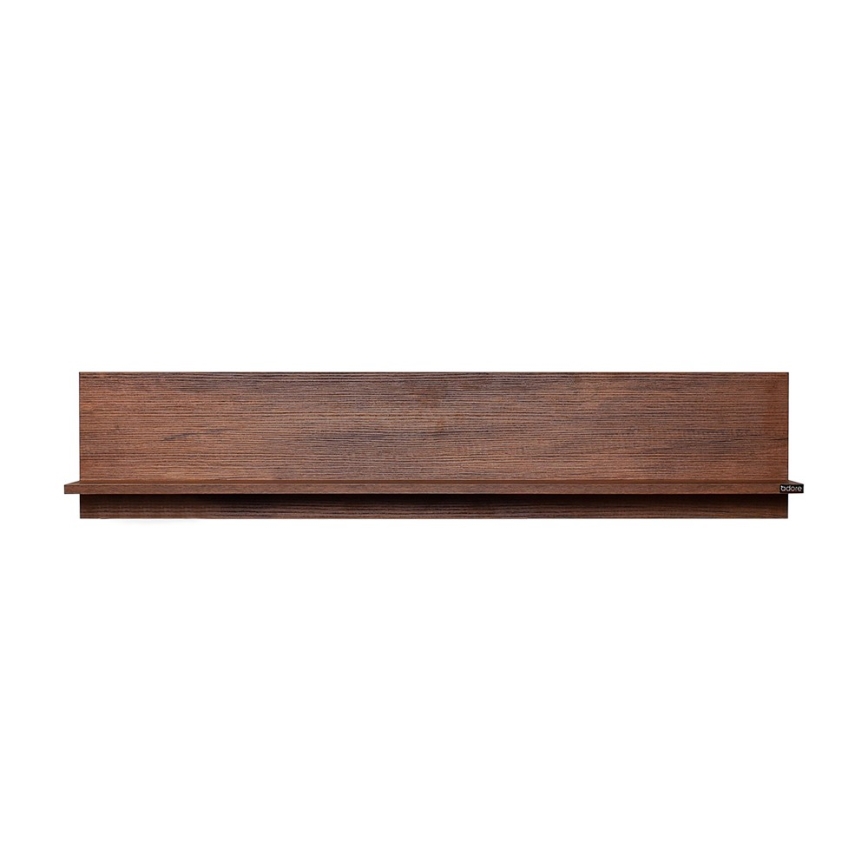 Ράφι τοίχου 25x120 cm καφέ