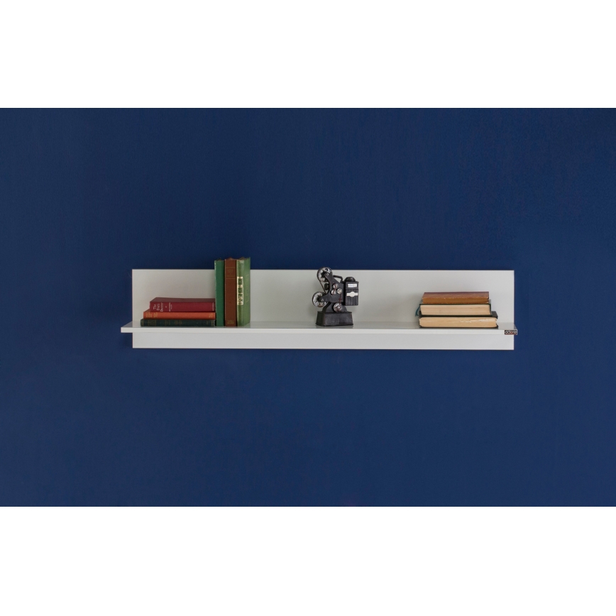 Ράφι τοίχου 25x120 cm λευκό