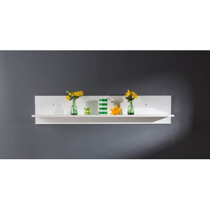 Ράφι τοίχου 25x120 cm λευκό