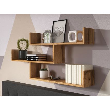 Ράφι τοίχου TRIO 55x119 cm wotan δρυς
