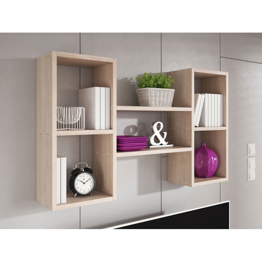 Ράφι τοίχου TRIO 60x102 cm δρυς Sonoma