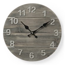 Ρολόι τοίχου 1xAA/1,5V ξύλο 30 cm