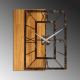 Ρολόι τοίχου 49x58 cm 1xAA ξύλο/μέταλλο