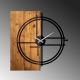 Ρολόι τοίχου 58x56 cm 1xAA ξύλο/μέταλλο