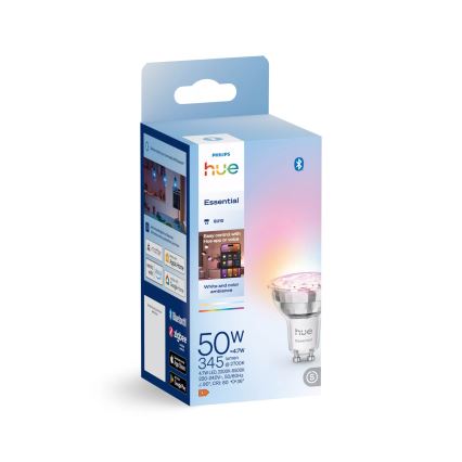 Ρυθμιζόμενη λάμπα LED Philips Hue White And Color Ambiance Essential GU10/4,7W/230V 2200-6500K