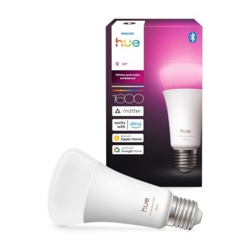 Ρυθμιζόμενη λάμπα LED Philips Hue WHITE AND COLOR AMBIANCE E27/11,8W/230V 1000-20000K