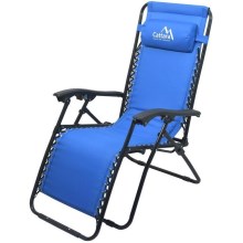 Ρυθμιζόμενη πολυθρόνα camping μπλε