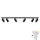 Ρυθμιζόμενο LED RGBW σποτ μπάνιου TURYN 6xGU10/6,5W/230V 2700-6500K Wi-Fi IP44 μαύρο