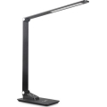 Ρυθμιζόμενο LED επιτραπέζιο φωτιστικό με USB LED/7W/230V 3000K/4000K/5500K μαύρο