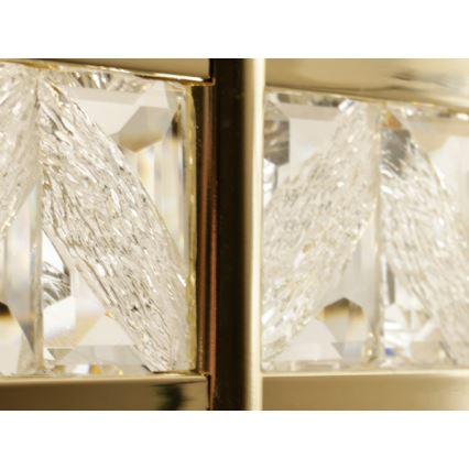 LED ρυθμιζόμενος κρυστάλλινος πολυέλαιος με ανάρτηση σε καλώδιο ENRIQUE LED/40W//230V 3000-6000K Ø 60 cm + τηλεχειριστήριο