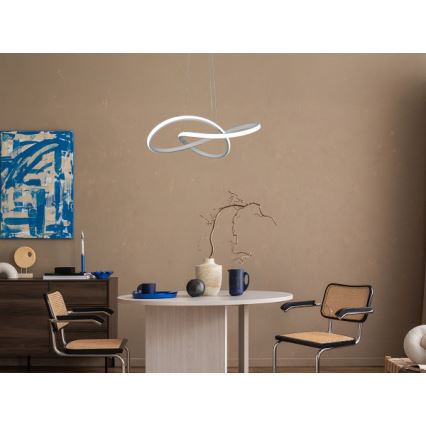 LED ρυθμιζόμενο κρεμαστό φωτιστικό σε καλώδιο LED/65W/230V 3000-6500K διάμ. 49 cm + τηλεχειριστήριο