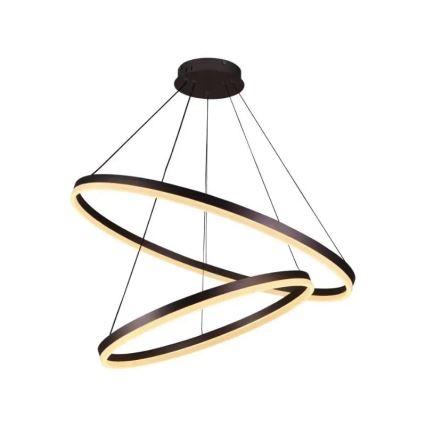 Ρυθμιζόμενο LED φωτιστικό οροφής με καλώδιο LED/100W/230V 3000-6500K διάμ. 80 εκ. + τηλεχειριστήριο