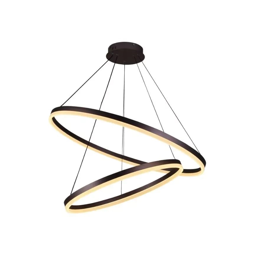 Ρυθμιζόμενο LED φωτιστικό οροφής με καλώδιο LED/100W/230V 3000-6500K διάμ. 80 εκ. + τηλεχειριστήριο
