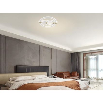 Ρυθμιζόμενο LED φωτιστικό οροφής LED/120W/230V 3000-6500K με τηλεχειριστήριο