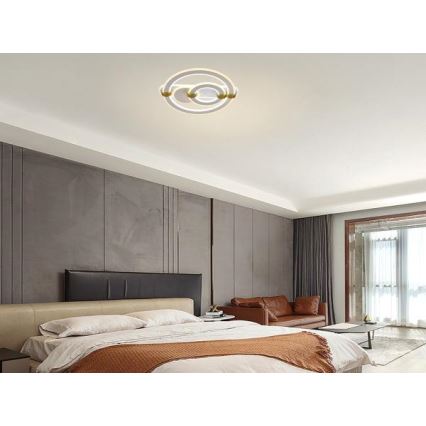 Ρυθμιζόμενο LED φωτιστικό οροφής LED/120W/230V 3000-6500K με τηλεχειριστήριο